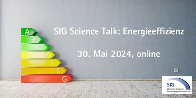 11. SIG Science Talk: Energieeffizienz – ein Schlüssel zur Energiewende